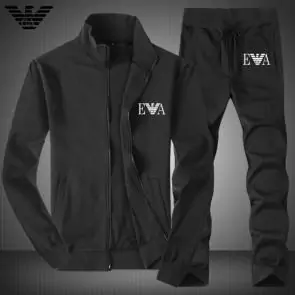 emporio armani survetement manches longue ea noir